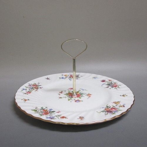 ★MINTON/ミントン MARLOW/マーロウ　ケーキスタンド 　イギリス製 　廃盤品　 新入荷【中古】
