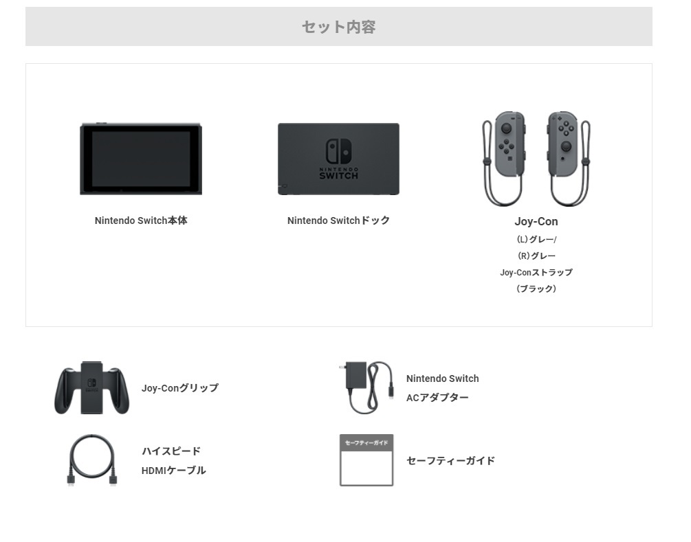 Nintendo Switch HAD-S-KAAAA [グレー] 任天堂 ニンテンドースイッチ