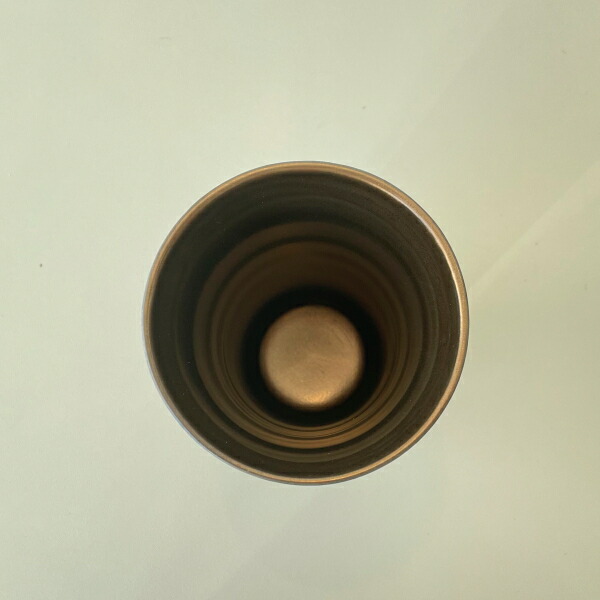 ～MINO-YAKI～ペアロングカップお祝い和風御礼プレゼントおしゃれ上品就職記念日ストライプ金