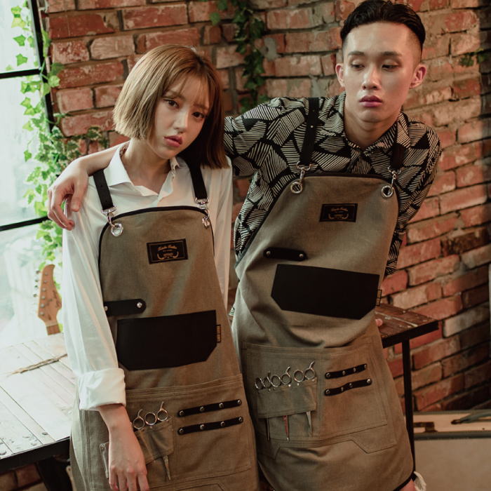 1点限定✨デニムエプロン 美容師 作業用 職人 男女可 カフェエプロン 1点限定✨デニムエプロン 美容師 作業用 職人 男女可 カフェエプロン