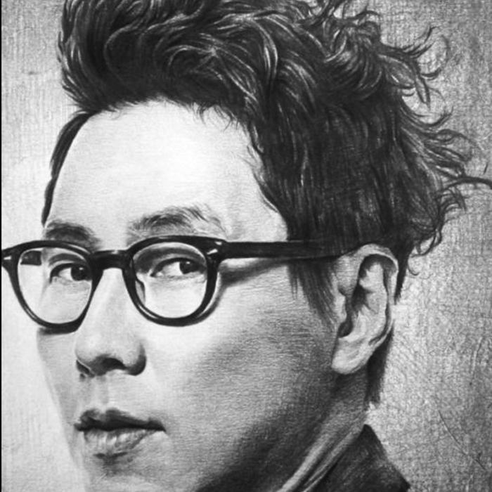 彫刻の肖像 鉛筆画 A3相当 彫刻の肖像 鉛筆画 A3相当 絵画
