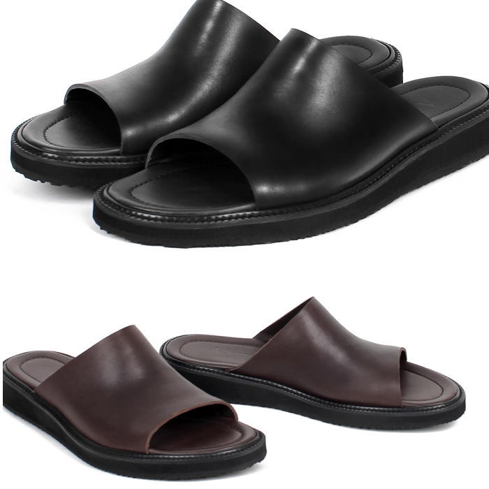 【国内発送】MAGNANNI mens サンダル レザー SLIDE SANDAL 22685 楽天市場】マグナーニ サンダル メンズ レザーサンダル ネイビー