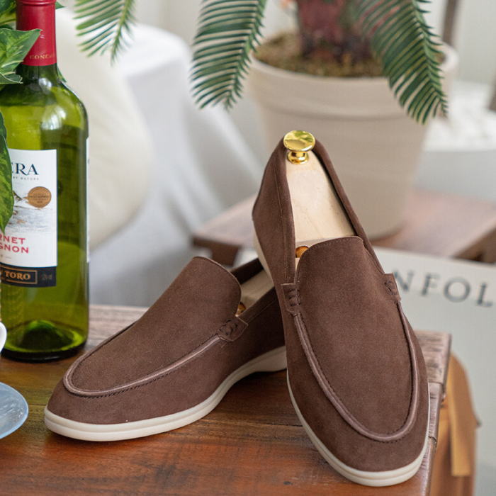 楽天市場】スエードレザーシューズ リゾートシューズ メンズ 本