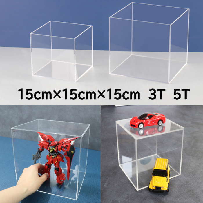 アクリル樹脂ボックス席 アクリル樹脂納める アクリル樹脂箱 小入れもの 照明ランプ仕合わせ 見せびらかす