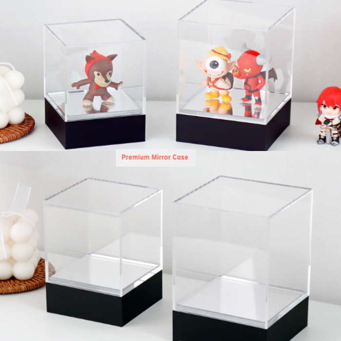 プレミアムミラーケース フィギュアケース フィギュア 棚 コレクションケース アクリル アクリルボックス アクリル収納 アクリル箱 小物入れ