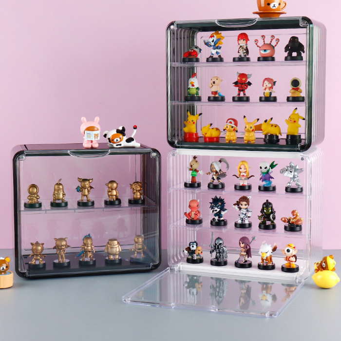 フィギュアケース フィギュア 棚 コレクションケース アクリル アクリルボックス アクリル収納 アクリル箱 小物入れ