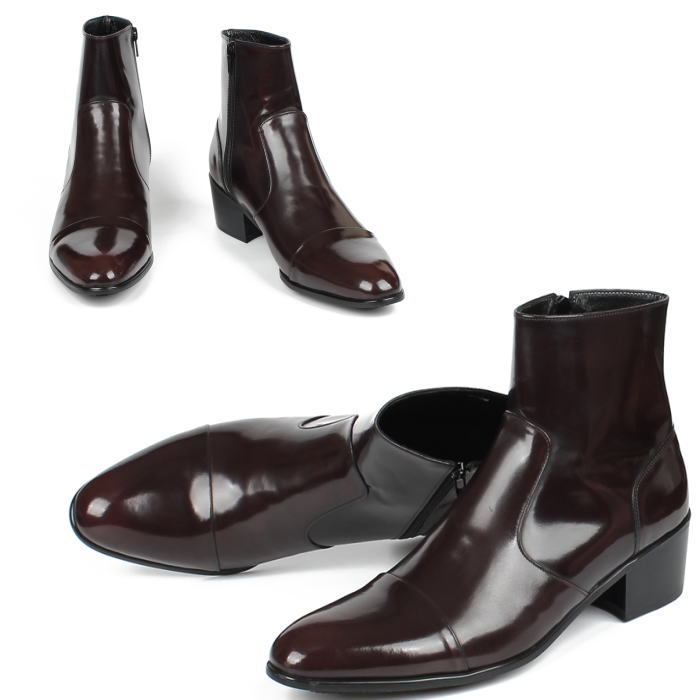 レザーブーツ メンズ ビジネスブーツ ブーツ ドレスブーツ