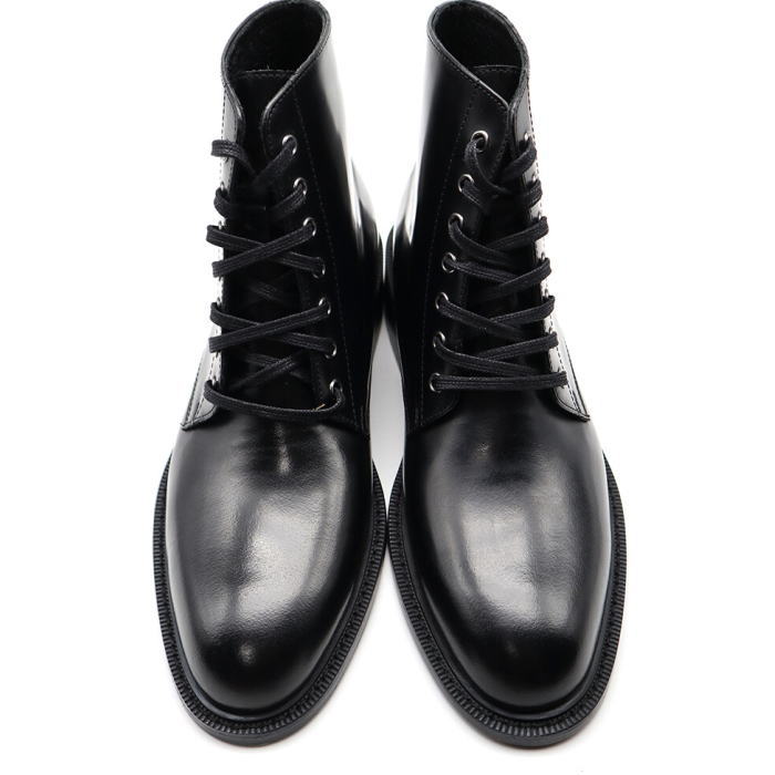 レザーブーツ レースアップレザーブーツ メンズブーツ ハンドメイドブーツ