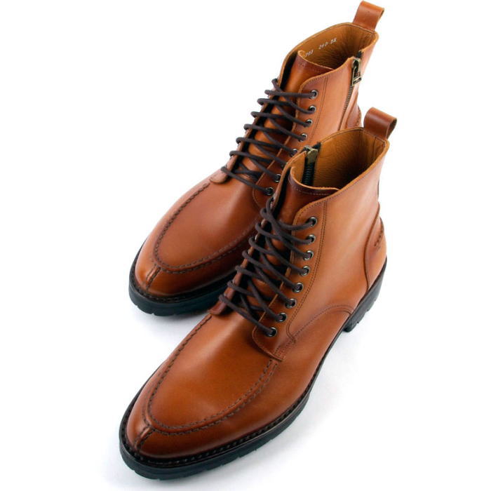 レザーレースアップブーツ ハンドメイドブーツ メンズブーツ ブーツ