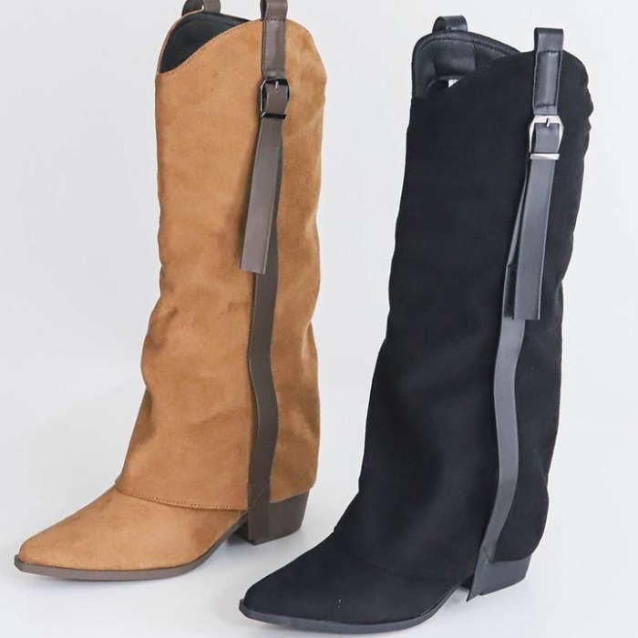 楽天市場】センドラ ウエスタンブーツ レディース ロングブーツ