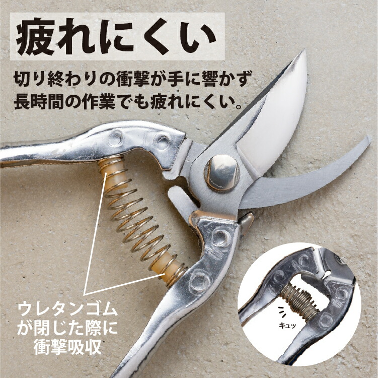 【レビュー特典あり】 果樹剪定鋏 はさみ ステンレス 日本製 女性にも 切りやすい 切り花 剪定ばさみ 剪定はさみ 枝切ばさみ 花はさみ 生花 生け花 ガーデニング 園芸 プロ仕様 束ね切り 片手で使える 福善刃物工業 送料無料 39ショップ