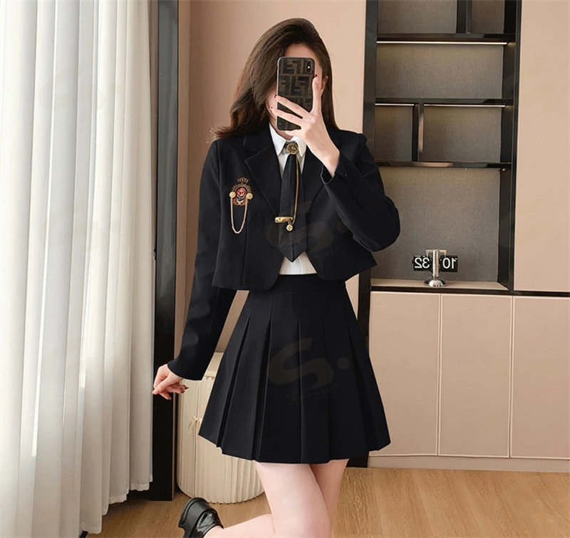 4点セット 2点セット 入学式 スーツ 女の子 jk制服 卒業式服 春秋 4点セット 上下セット プリーツスカート ジャケット 女子高生 制服セット レディーススーツ 高中生 中学生 女子高校