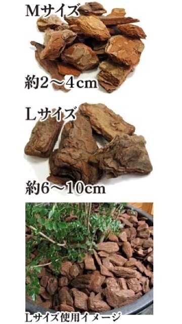 楽天市場 バークチップ l マルチング 越冬 保温 断熱 保湿 ガーデニングバーク l シャルカ楽天市場店