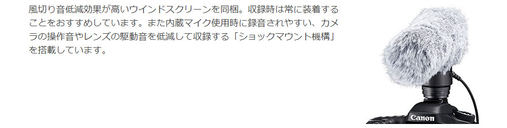 アクセサリーシューに装着して使える 外部マイク端子 キヤノン 送料無料 送料無料 キヤノン Dm E1 ステレオマイクロホン Dm E1 1429c001 写真屋さんドットコム