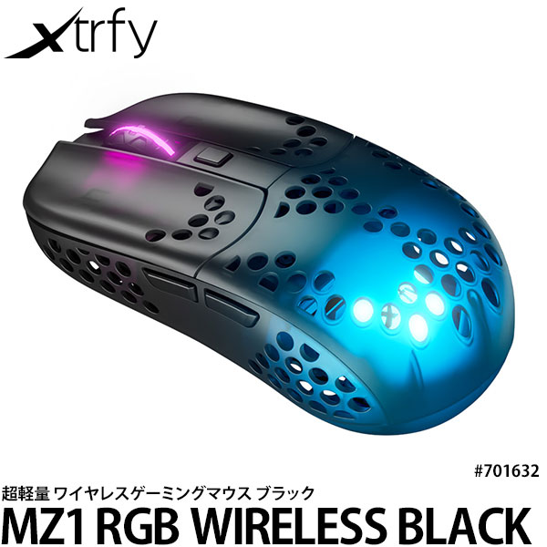 18 Off Xtrfy Mz1 Rgb Wireless Black 左右対称 超軽量 ゲーミングマウス ブラック 400 cpi 1000hzポーリングレート対応 Pixart3370 超軽量62g ワイヤレスマウス Mz1w Rgb Black エクストリファイ Fucoa Cl
