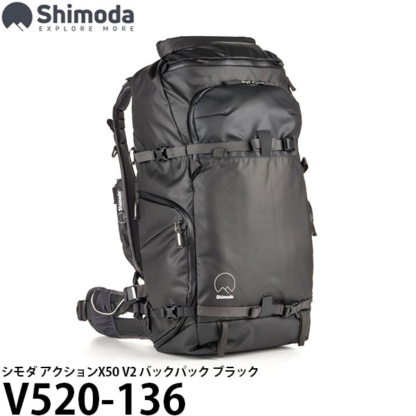 【楽天市場】【送料無料】 エツミ V520-136 シモダ アクションX50 V2 バックパック ブラック [カメラバッグ/バックパック