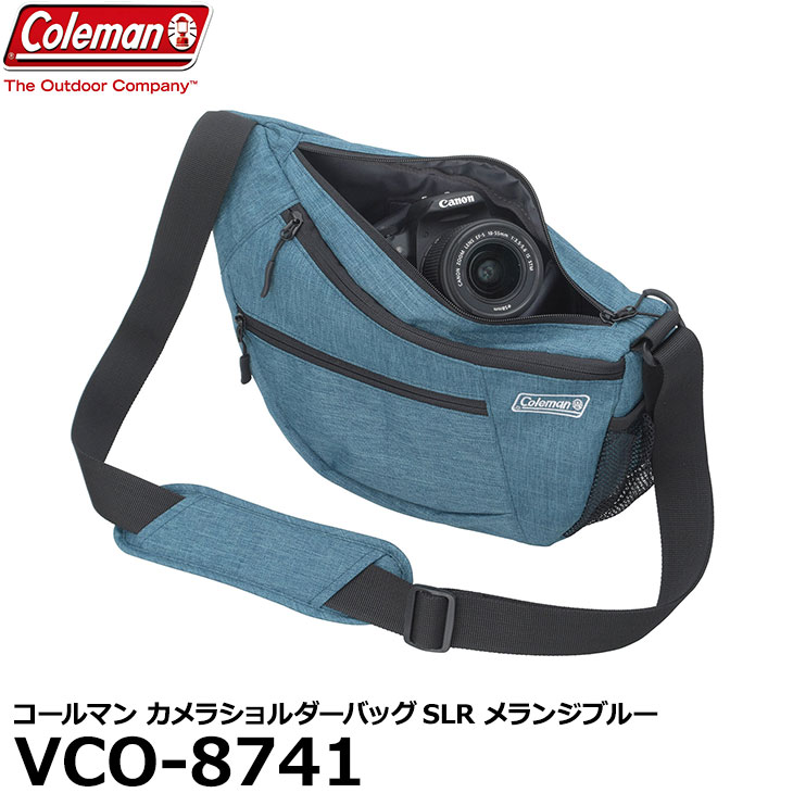 楽天市場 送料無料 エツミ Vco 8741 コールマン カメラショルダーバッグslr メランジブルー Coleman カメラバッグ ミラーレス 小型一眼レフカメラにおすすめ 写真屋さんドットコム