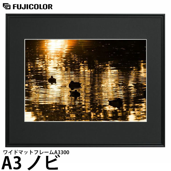 フジカラー ワイドマットフレームA3300 A3ノビサイズ ブラック 【送料無料】