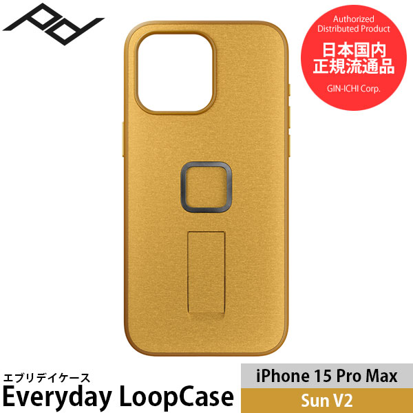 《在庫限り》 ピークデザイン M-LC-BL-SN-2 エブリデイループケース iPhone15ProMax用 V2 サン 【メール便 送料無料】【即納】