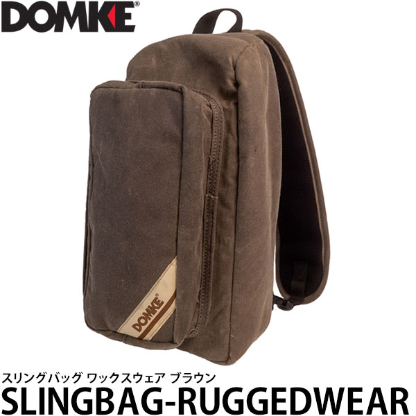 ドンケ SLINGBAG-RUGGEDWEAR スリングバッグ ワックスウェア ブラウン 【送料無料】※欠品:納期未定(6/17現在)|写真屋さんドットコム
