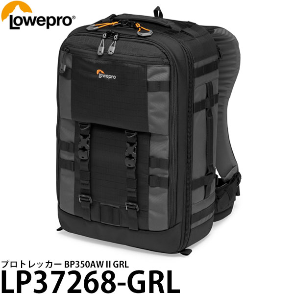 ロープロ LP37268-GRL プロトレッカー BP350AWII GRL [70-200mm f2.8 レンズ付一眼レフカメラ＋2台目のカメラ＋交換用レンズ3本＋アクセサリーを収納可能/カメラバッグ/LP37268GRL/Lowepro] 【送料無料】｜写真屋さんドットコム