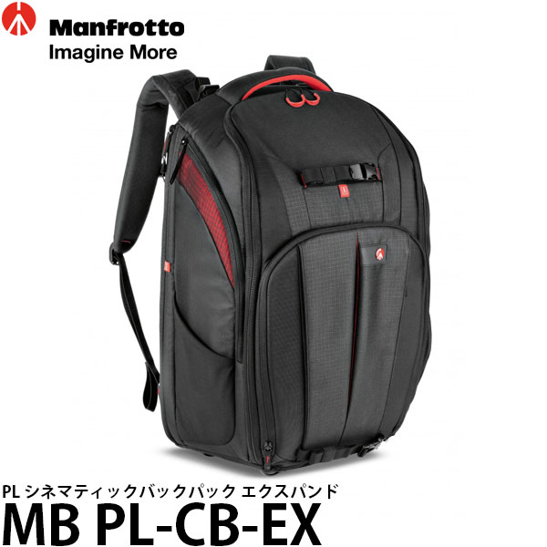 マンフロット MB PL-CB-EX PL シネマティックバックパック エクスパンド [ビデオデジタル一眼レフ＋交換レンズ6本＋17インチノートPC収納可能/レインカバー付/カメラバッグ/MBPLCBEX/Manfrotto] 【送料無料】