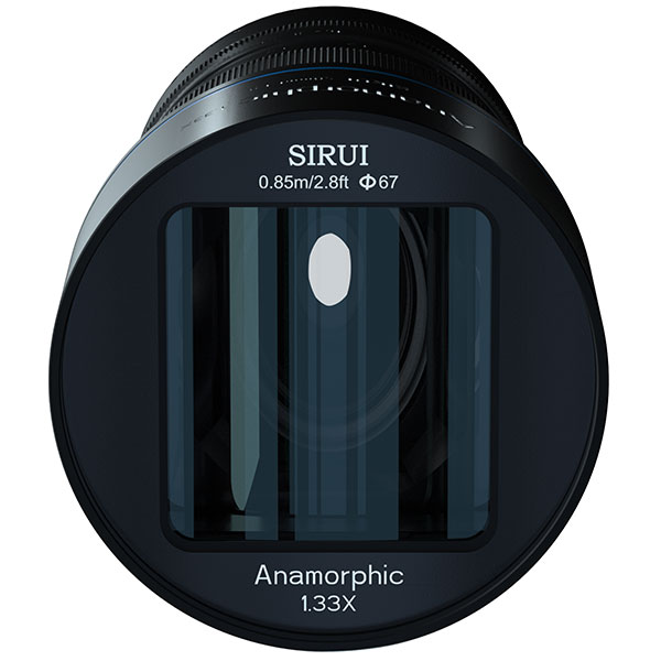 ブルー×レッド SIRUI 50mm f1.8 1.33X アナモルフィックレンズ 富士