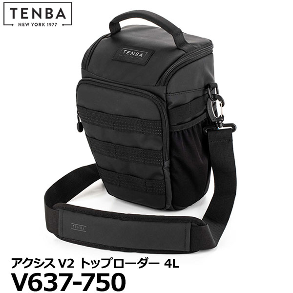 【送料無料】 TENBA V637-750 アクシスV2 トップローダー 4L ブラック [カメラバッグ ホルスター ウエストバッグ テンバ axisV2 国内正規品]