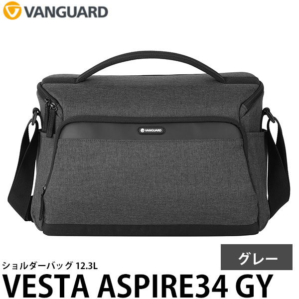 バンガード VANGUARD VESTA ASPIRE34 GY ショルダーバッグ 12.3L グレー 【送料無料】