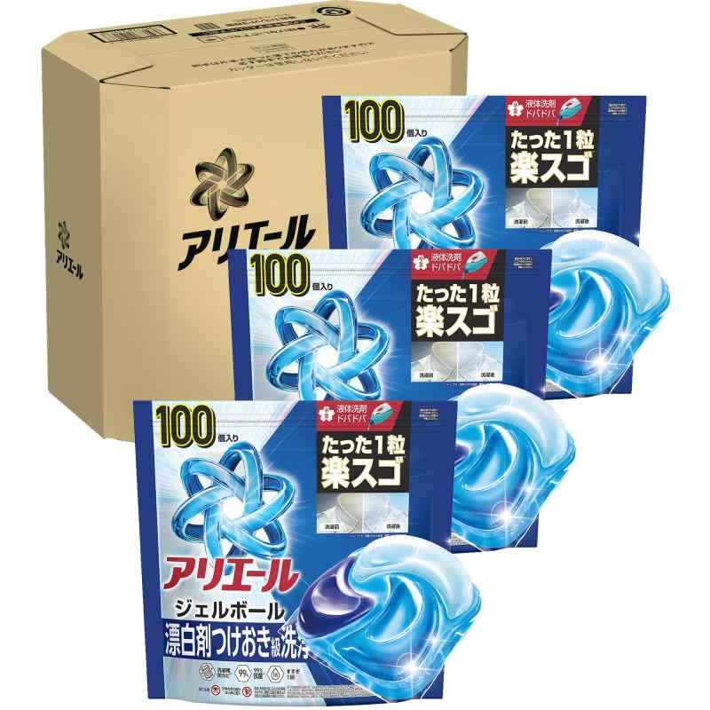 蟻叫びごえ ジェルボール 入れもの品 大電気容量 100個×3袋 漂白剤剤つけおき級洗い濯ぎ 洗い濯ぎ中性洗剤 詰め替え