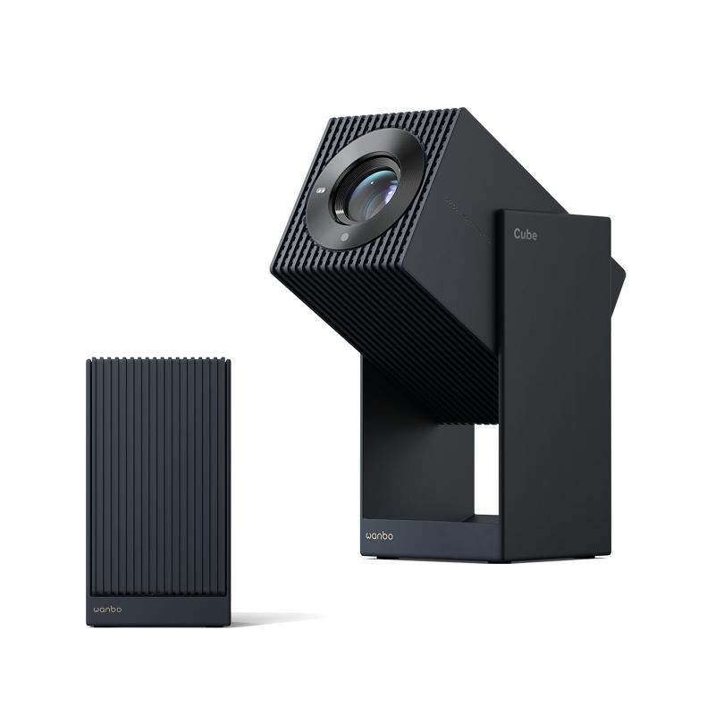 2025秋目あたらしい・小型・Android TV 11.0積み上げる 映写機 Wanbo Cube 2 pro 移動性映写機