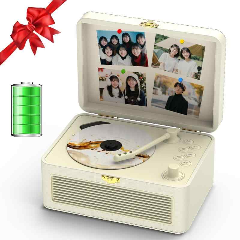 CDプレーヤー レトロ Bluetooth受信＆送信 Y-02
