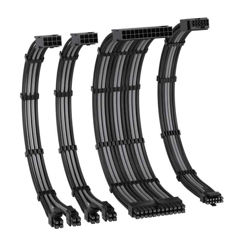 PCIe 5.0 12VWR 電源専用 PSUケーブル 延長スリーブケーブル 16A高性能銅コア PSU 延長ケーブル 1*24ピン ATX/2*8ピン(4+4) EPS/16ピン (12+4)GPU/PCIE 延長ケーブルは1000WのPC電源ユニッ