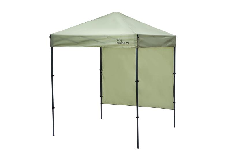 ワンタッチ タープテント ワンアクション タープ キャンプ テント アウトドア 横幕付き 2.5m/2.2ｍ/2.0ｍ/1.8m 紫外線カット 遮熱 ベージ&オリーブ