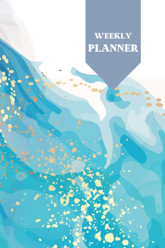 2023 DAILY PLAER: 1 Year weekly planner for Women with Abstract Pattern A5