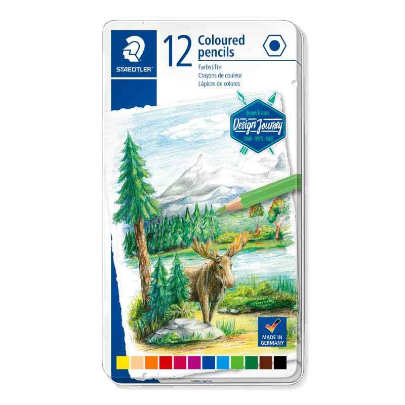 ステッドラー(STAEDTLER) 色鉛筆 12色 油性色鉛筆 デザインジャーニー 146C M12