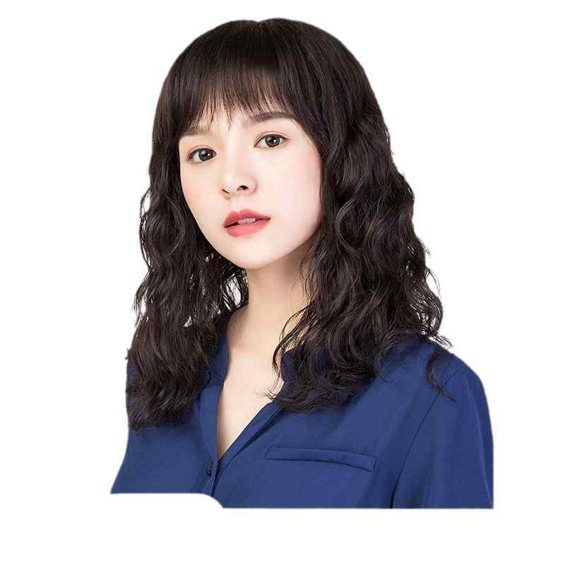 ウィッグ レディース 女性用 ロング カール パーマ 自然 黒髪 茶髪 ミセス フルウィッグ ファッション おしゃれ イメチェン 簡単