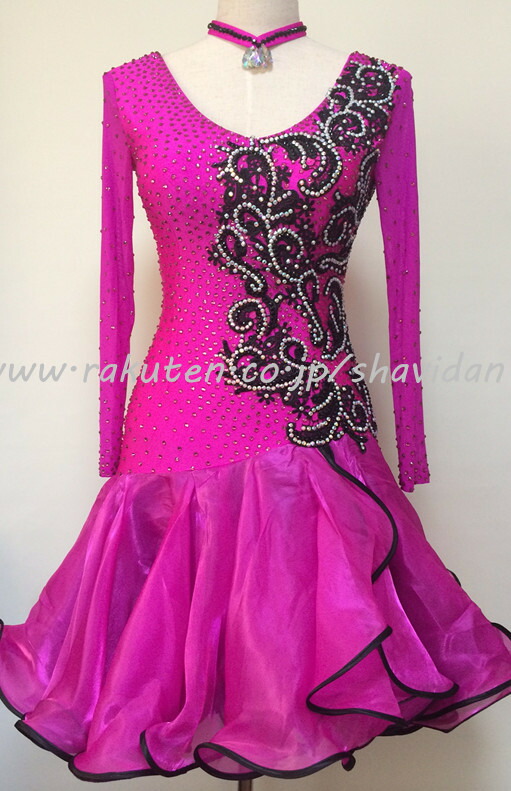 楽天市場】【新商品】社交ダンス・社交ダンスドレス・競技用ドレス