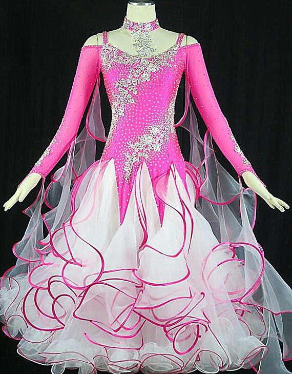 楽天市場】【新商品】社交ダンス・社交ダンスドレス・競技用ドレス