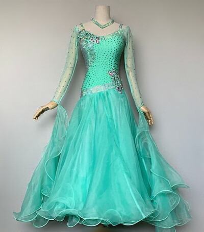 楽天市場】【NEWデザイン】社交ダンス・社交ダンスドレス 社交