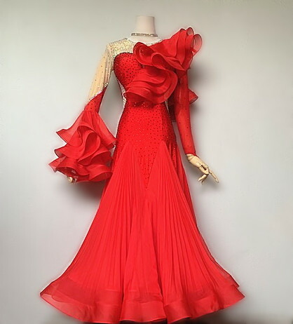 楽天市場】【NEWデザイン】社交ダンス・社交ダンスドレス 社交