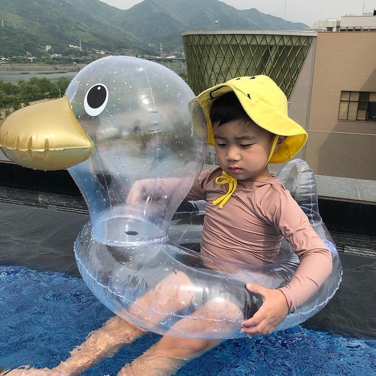 645円 Sale Off 送料無料 22 New Arrival 浮き輪 ダック 透明 親子 子供用 ベビー用 フロート 水遊び 可愛い 夏 海 川 ビーチ プール おもしろ浮輪 オシャレ浮輪 うきわ 浮輪 キッズ クリア かわいい 海外通販