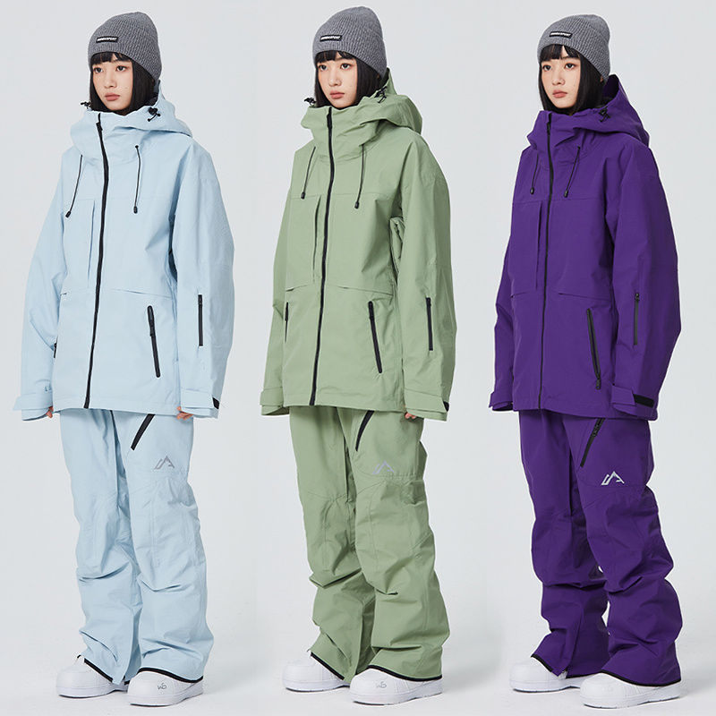 楽天市場】送料無料 スノーボードウェア 上下セット セットアップ 無地