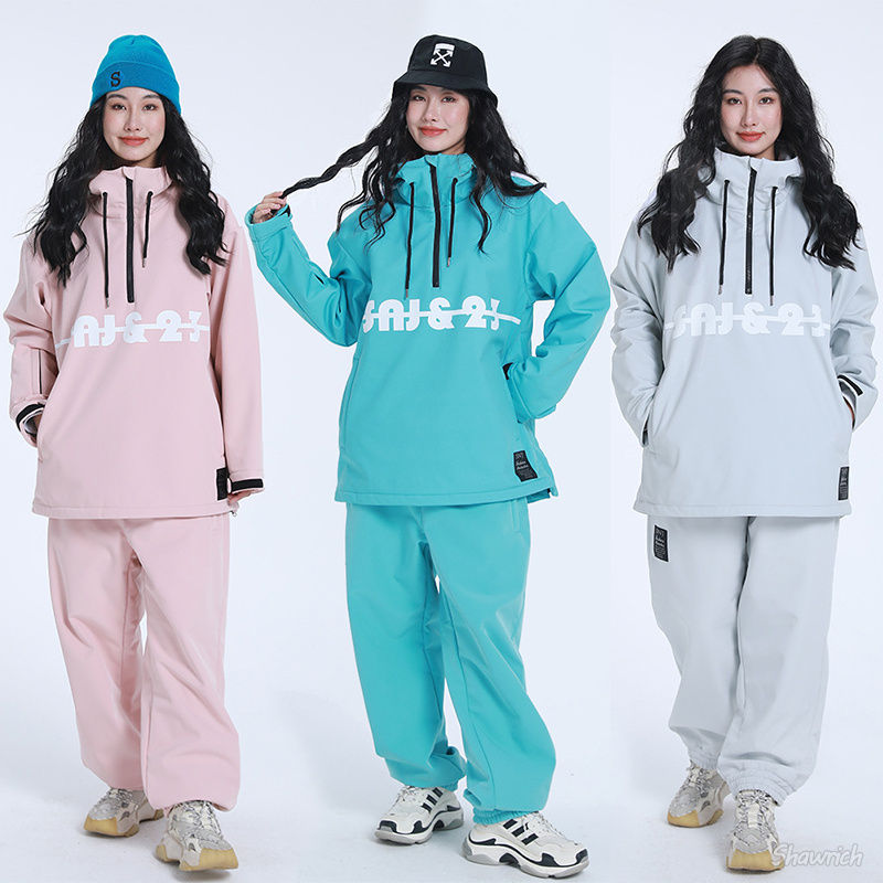 【ほぼ新品未使用】スノーボードウェア 上下セット セットアップ レディース韓国風 楽天市場】送料無料 スノボ 上下セット スノボウェア スキーウェア