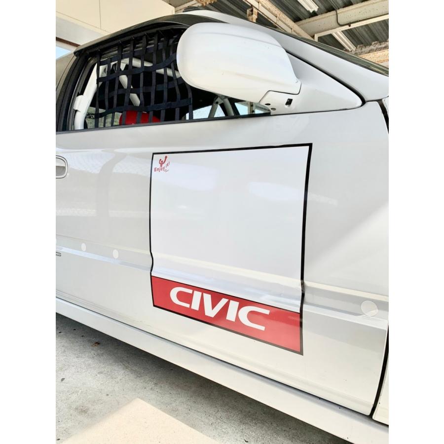 ★サイズ調整可能★　ゼッケン　★HONDA★　ベースステッカー　2枚セット 2025年最新Yahoo!オークション -ゼッケン ステッカー(ホンダ)の中古