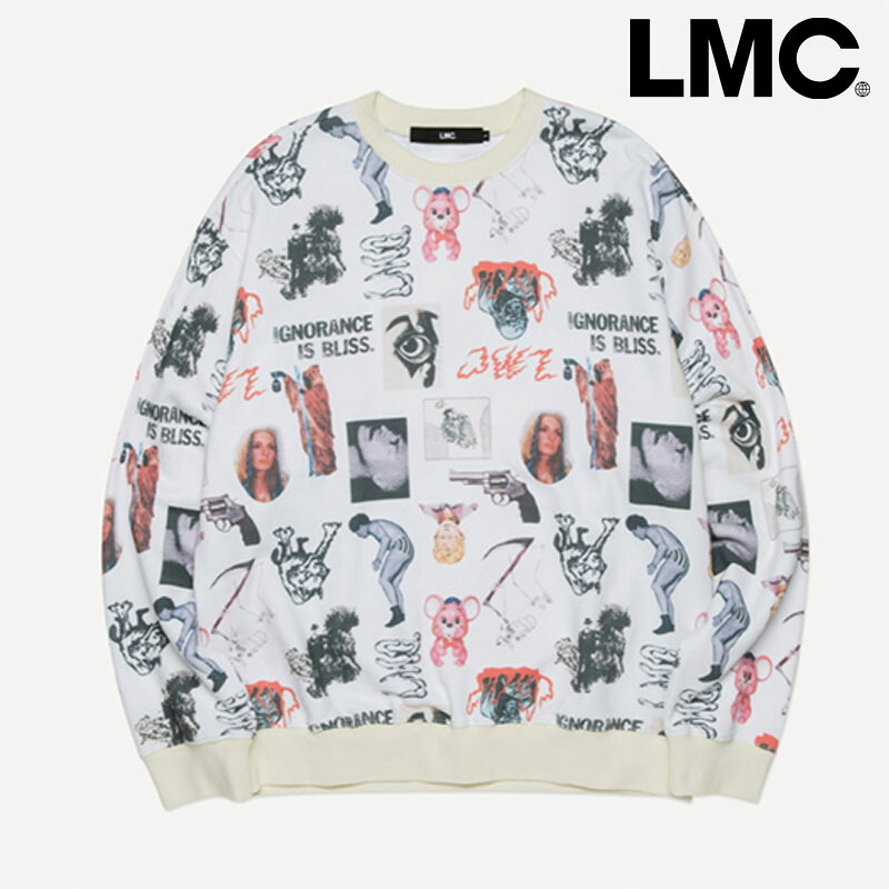 HE&SHE [送料無料] LMC【エルエムシー】 [送料無料] 21fw LMC COLLAGE ARTWORK SWEATSHIRT ユニセックス ストリート カジュアル トレーナー