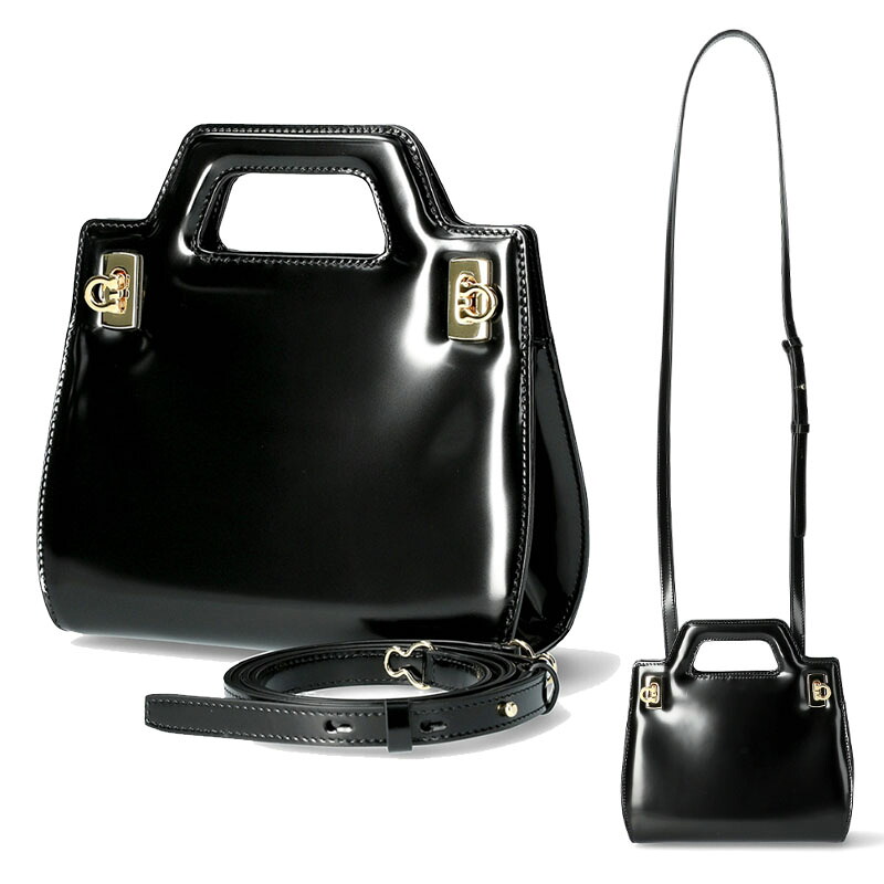 HE&SHE [送料無料] FERRAGAMO★レディースワンダミニトートバッグ レディース レザーバッグ ハンドバッグ ショルダーバッグ 2WAYバッグ プレゼント 213485 0760348