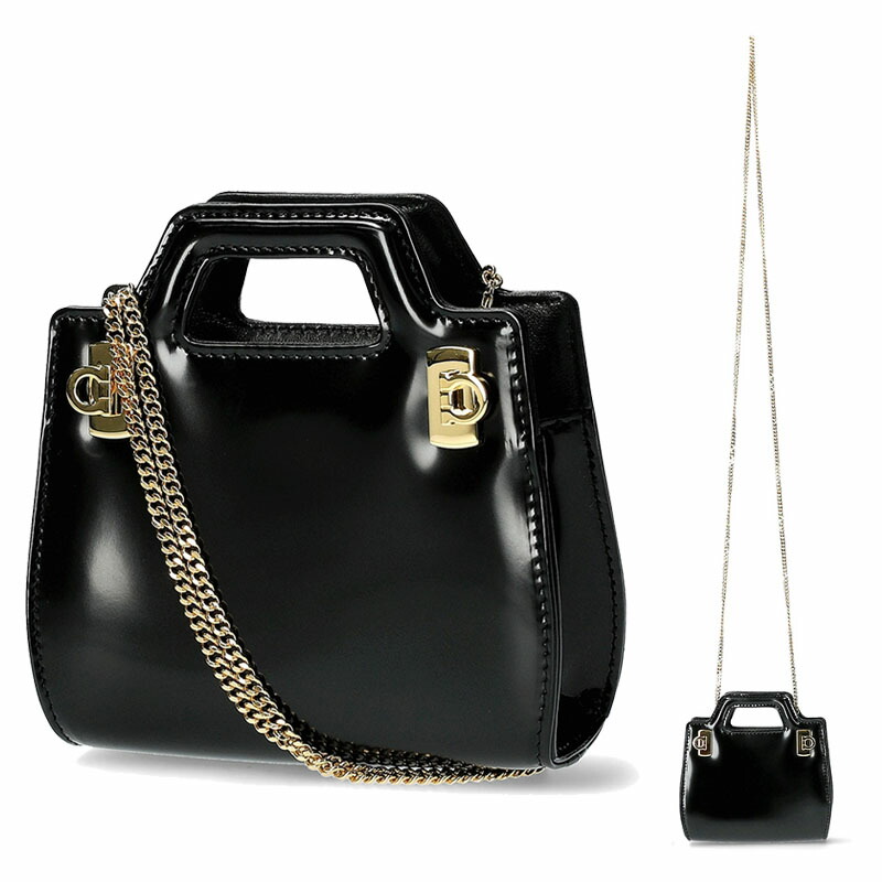 楽天市場】フェラガモ ハンドバッグ ショルダーバッグ ワンダ マイクロ