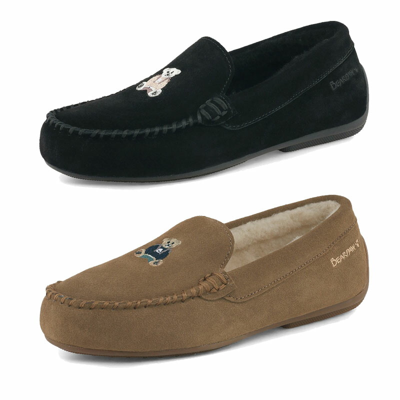 【snidel】BEARPAWコラボモカシン　ブラック M snidel （スナイデル）BEARPAW コラボモカシン 23秋冬