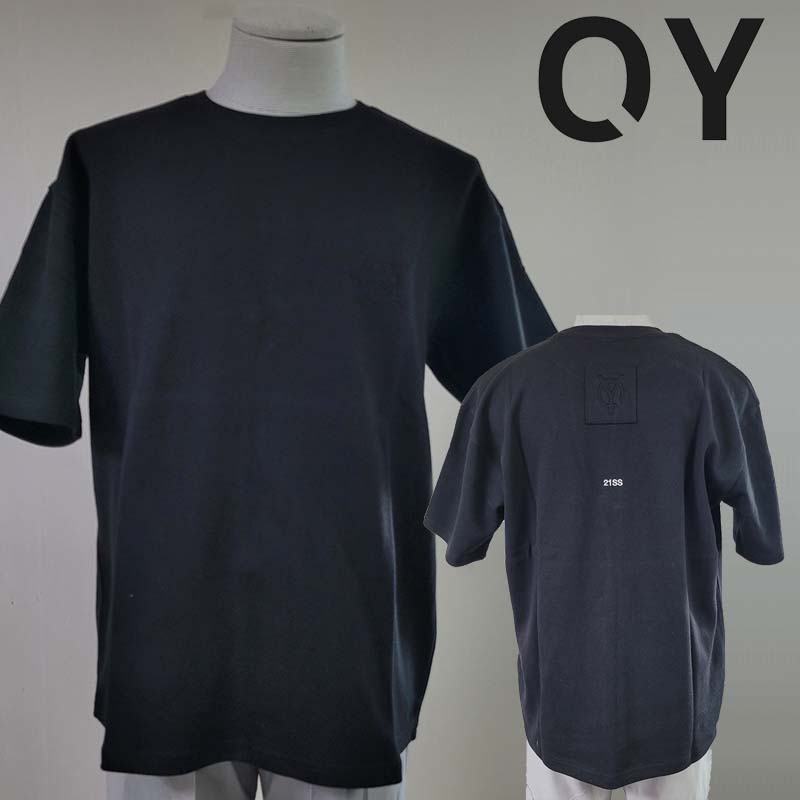 HE&SHE OY 【オーワイ】 [送料無料] CUTTING PATCH LOGO T カッティングパッチロゴ半袖Tシャツ カットソー ビックシルエット オーバーサイズ オーバーフィット ユニセックス ストリート カジュアル 夏 桜